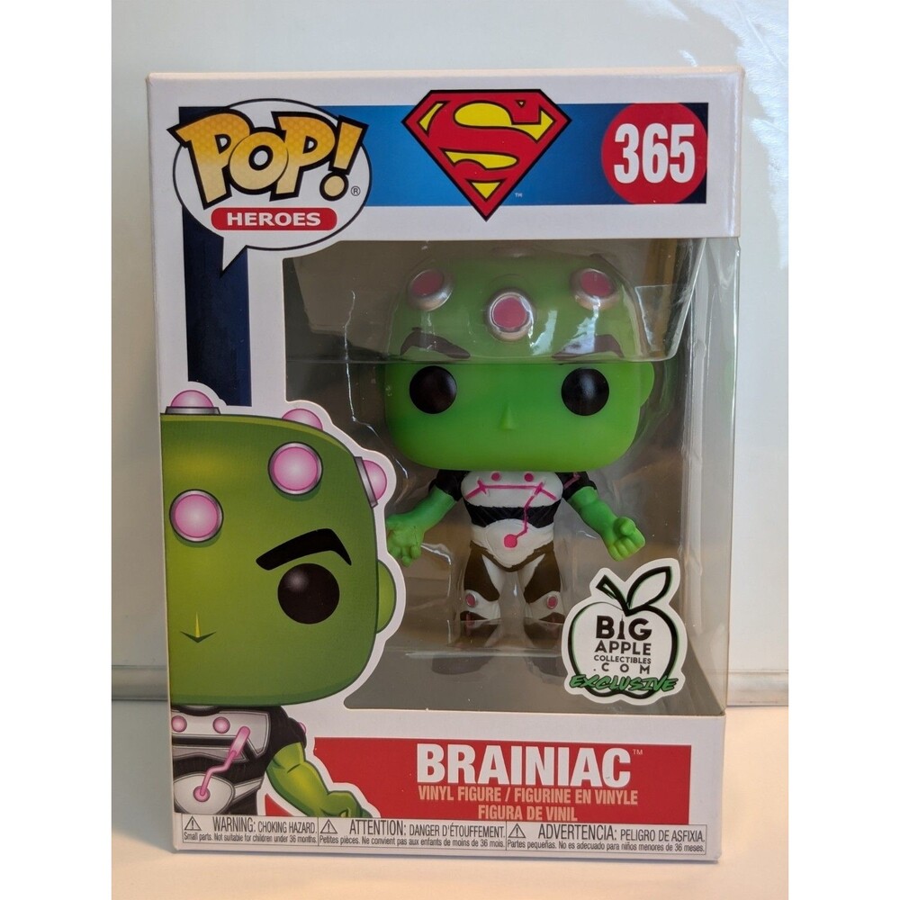 Funko Pop DC Super Heros Brainiac 365 Big Apple Collectibles Exclusive